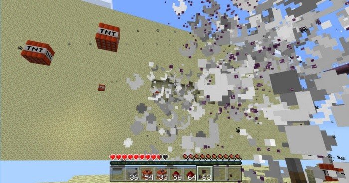 TNT Wars catapult explosion