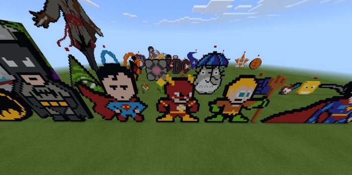 League of Justice pixel art