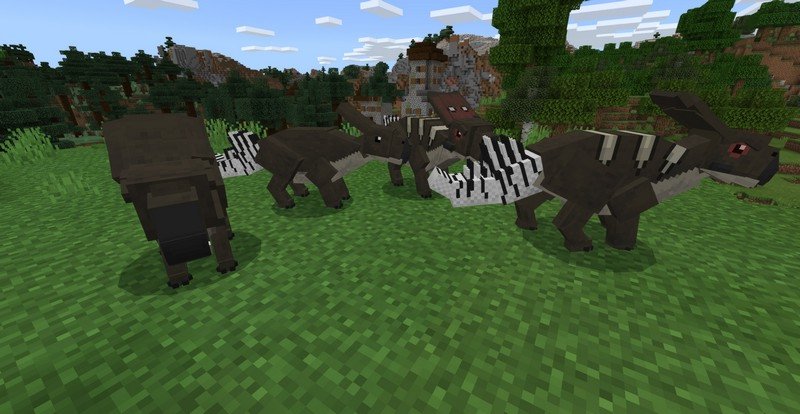 Raptors Project addon for Minecraft PE 1.14.30