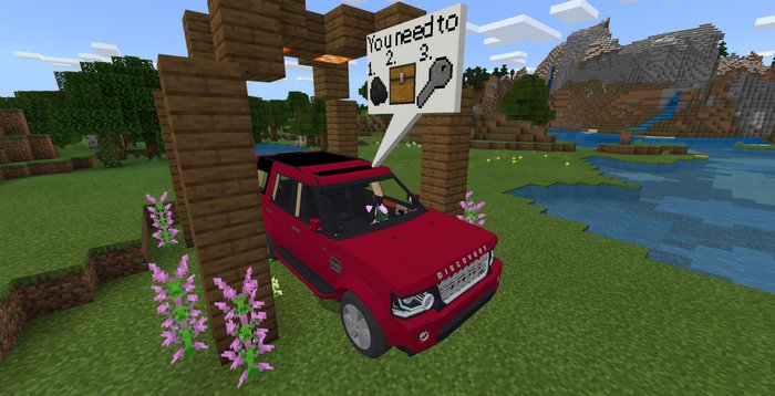 Land Rover addon for Minecraft PE 1.16.20