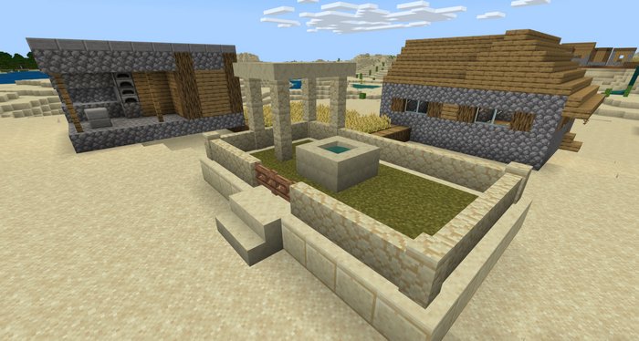 Village Generator addon for Minecraft PE 1.16.10