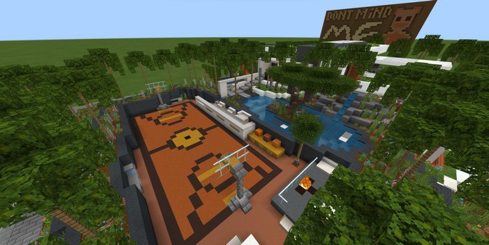 Modern Village map for Minecraft PE 1.16.40