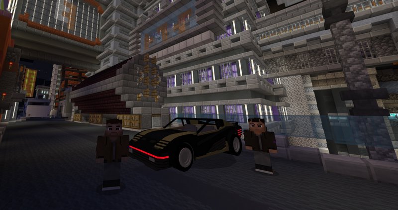 Cyberpunk 2077 addon for Minecraft PE 1.16.201