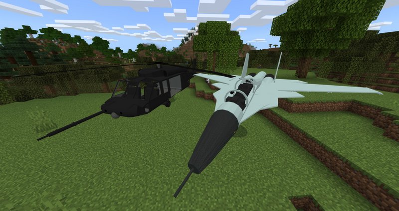 Plane and Helicopter