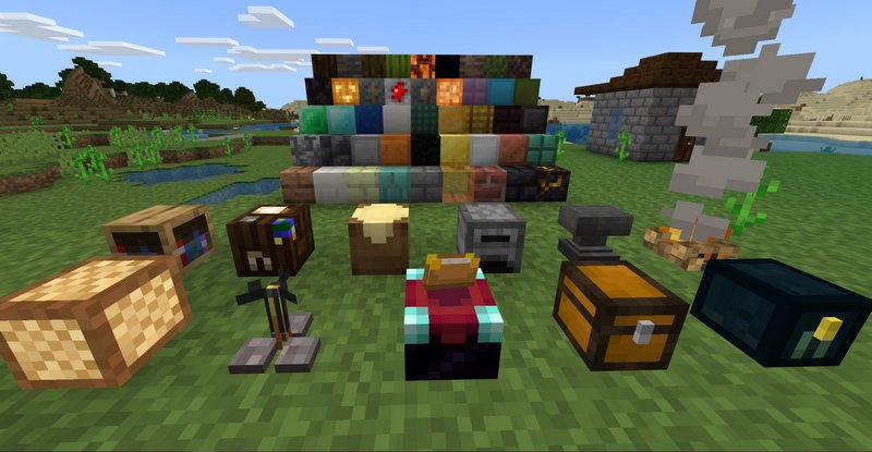 8-bit Craft texture pack