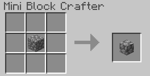 Mini Block crafter