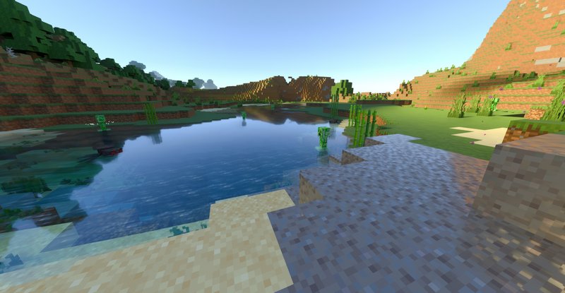 Pure Vanilla RTX in Minecraft Bedrock