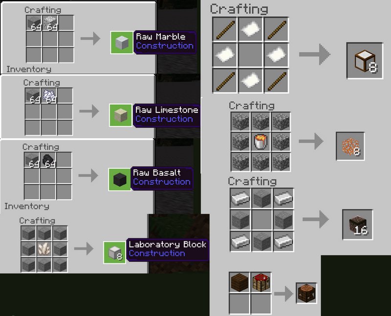 Crafting Recipes