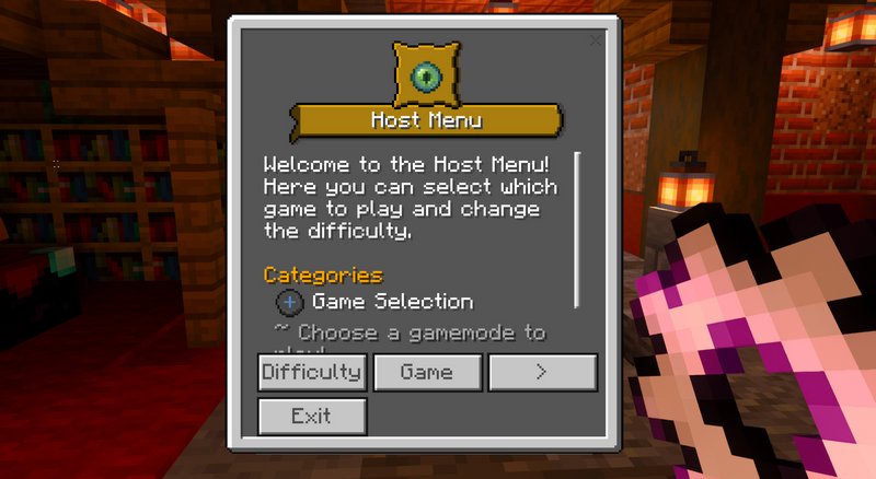 Host menu