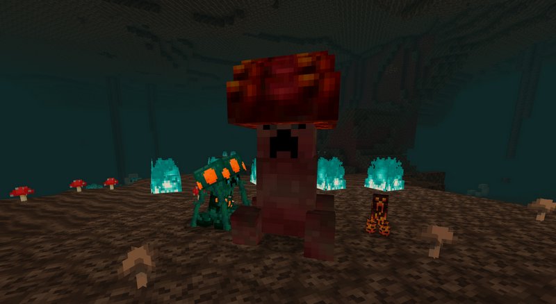 Nether mushrooms