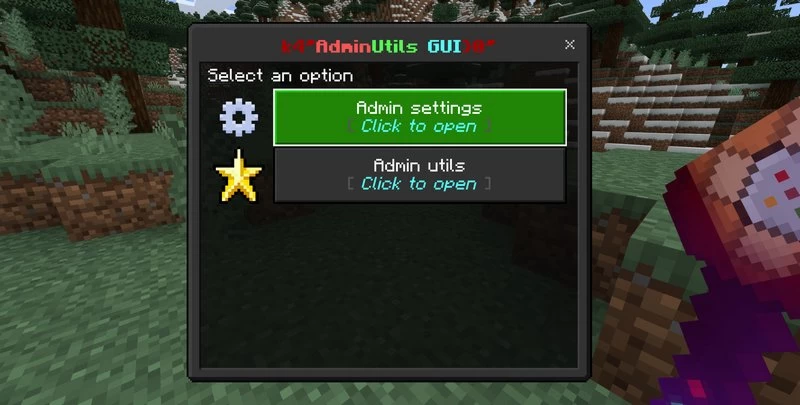 Admin Utilities addon