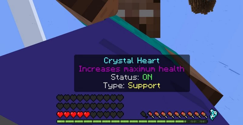 Gain additional rows of hearts with Crystal Heart artifact