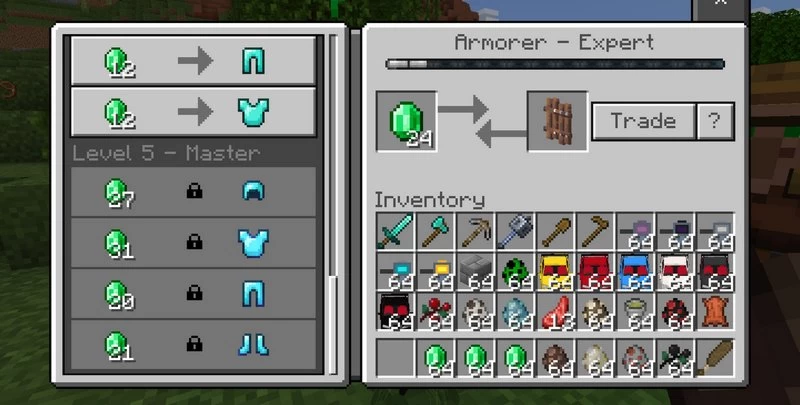 Armorsmith level 5 trades