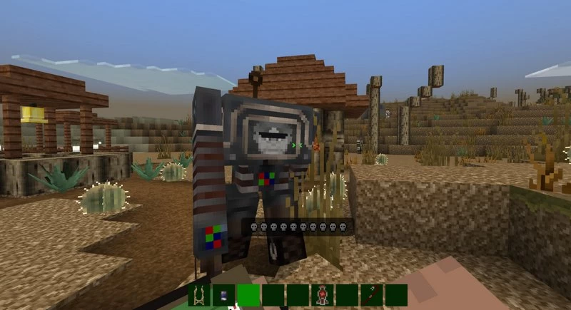 Another Robo-guardian in the village