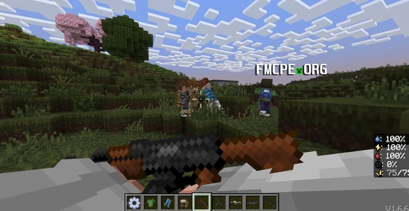 Deadzone running with a gun into the zombies