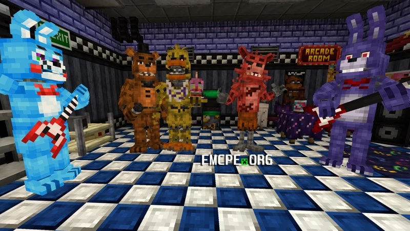 Animatronics in Minecraft PE