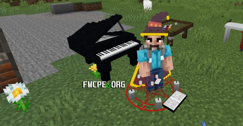 Piano, wizard cosplay