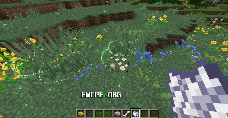 New bone meal usage animation