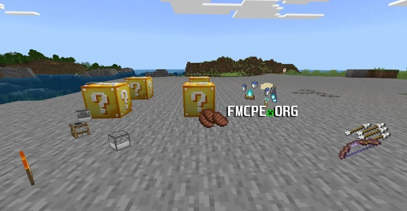 Breaking multiple lucky blocks lined up
