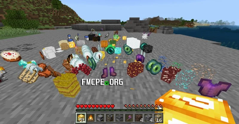 Crazy loot dropped from lucky blocks