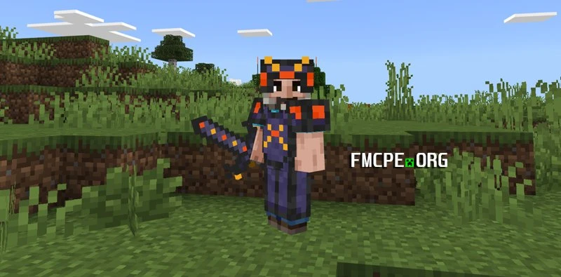 An armor set made out of meteorite ore
