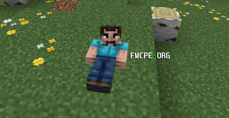 How to lie in MCPE