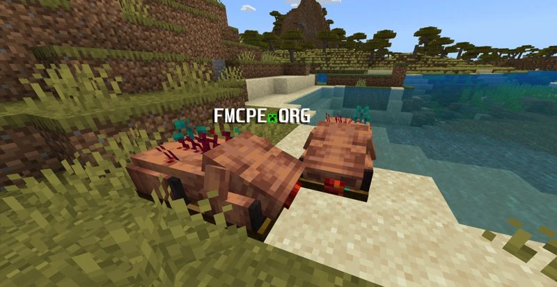 Nether's Delight pig on a plate