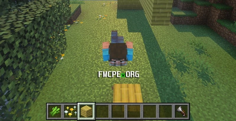Jumping over the block