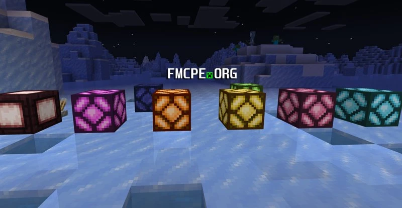 An array of redstone lamps