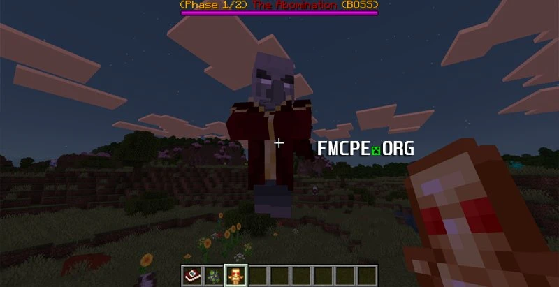 Abomination is a final boss of the addon