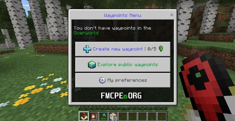 Set waypoints