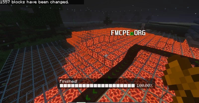Replace one block with the other
