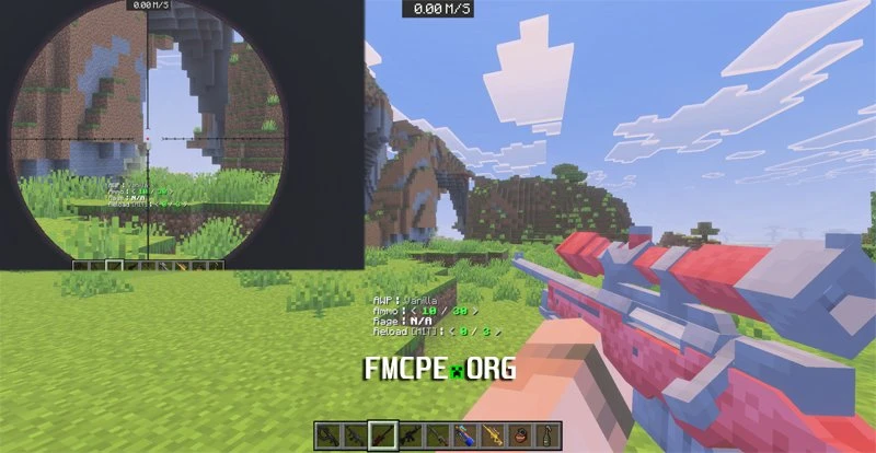 Sniper Rifle aiming through sight