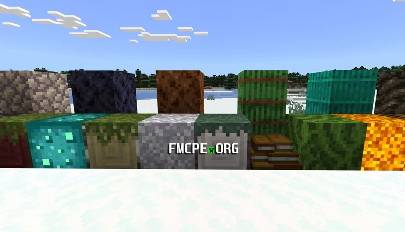 New blocks added by the addon
