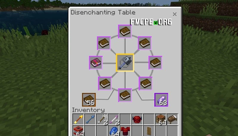 Disenchanting the item