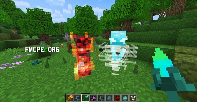 Fire Creeper and Ice Storm mob
