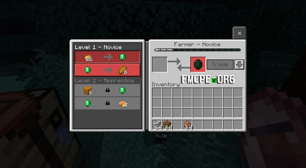 Fast craft button