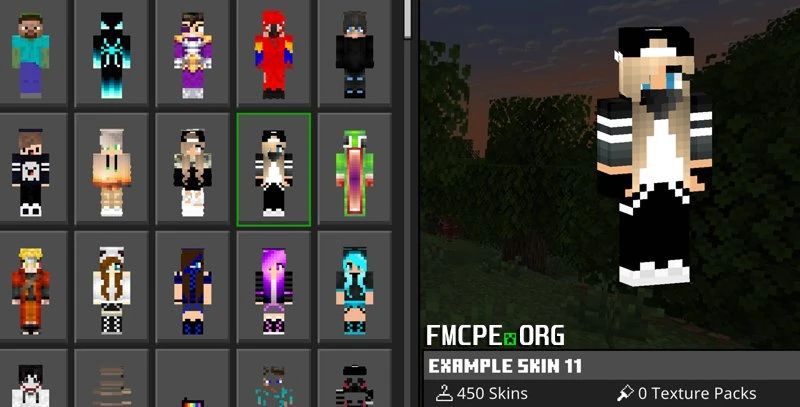 Cool girl skin