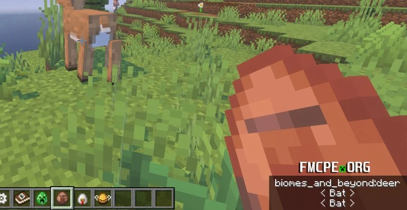 How mobs nearby looks in the game