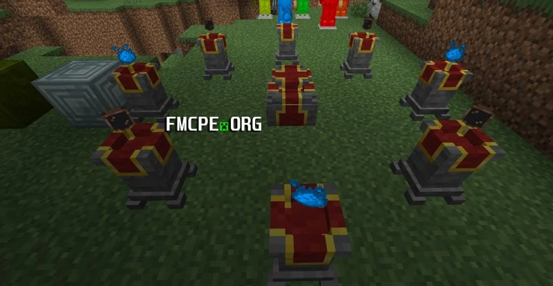 Crafting the mob infused seeds on the altar