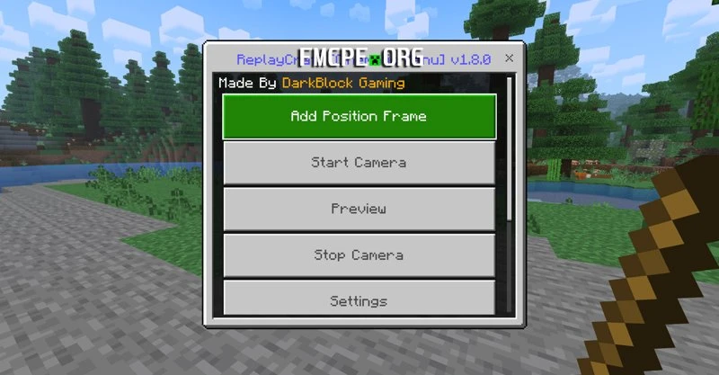 Replay control menu