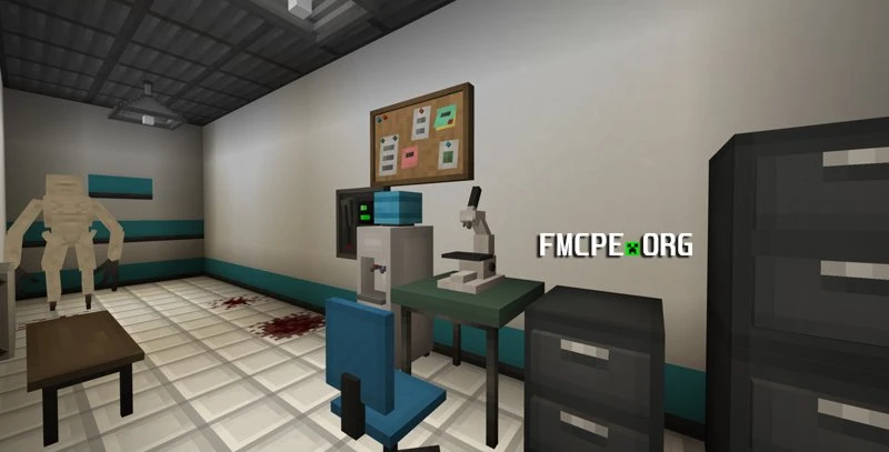 The SCP creature in the facility