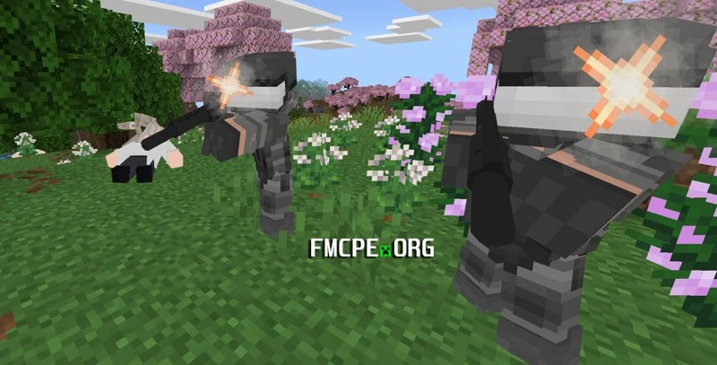 Mobile Task Force shoots at SCPs