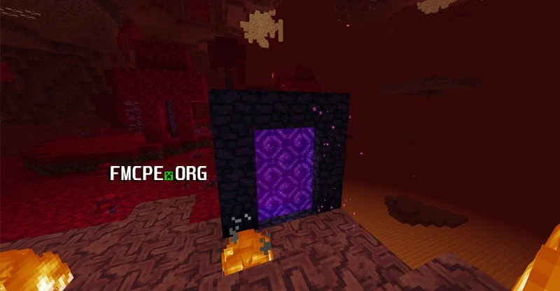 Nether portal in Spectral resource pack