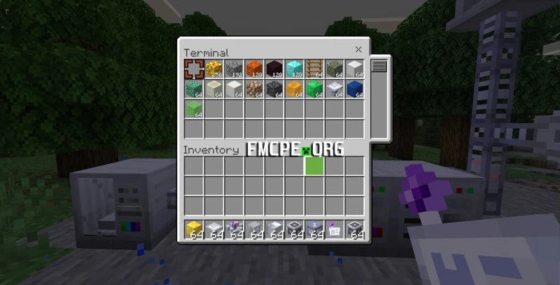 Infinite storage in MCPE