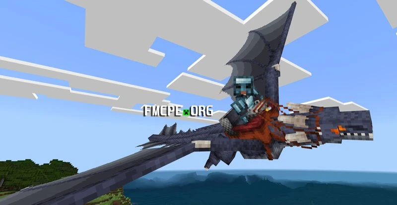 Flying on a dragon in Terranova