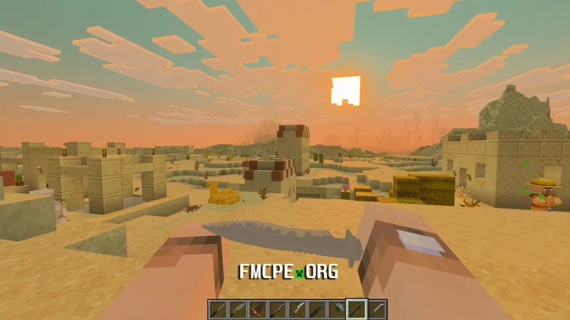 Dust 2-like view with Actual Knives