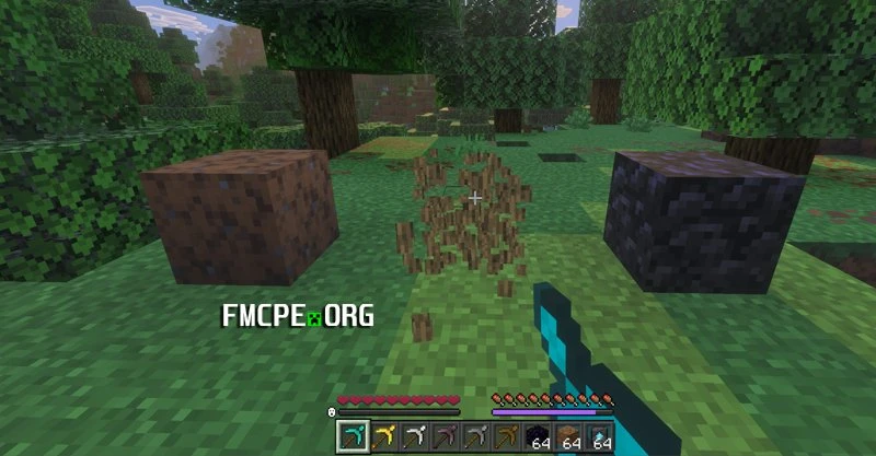Gathering wood with one tool