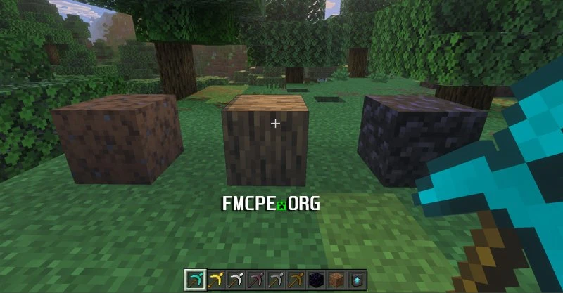 Dirt, Wood and Obsidian