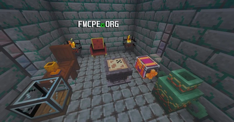 Blocks and items from Minecraft Dungeons